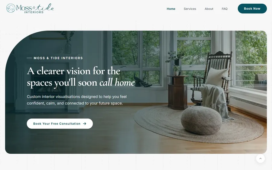 Moss & Tide website