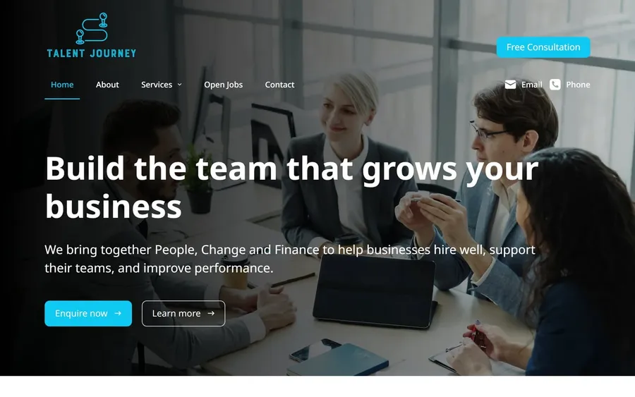 Talent Journey website